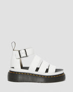 Clarissa II Quad Milled Nappa Leather Platform Sandals