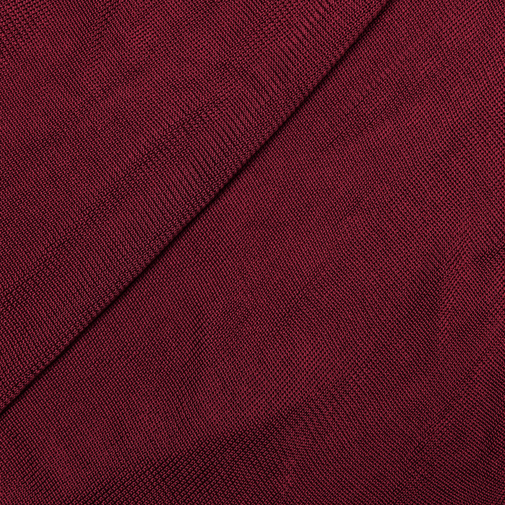 Burgundy Racer Back Viscose Knit Maxi Dress
