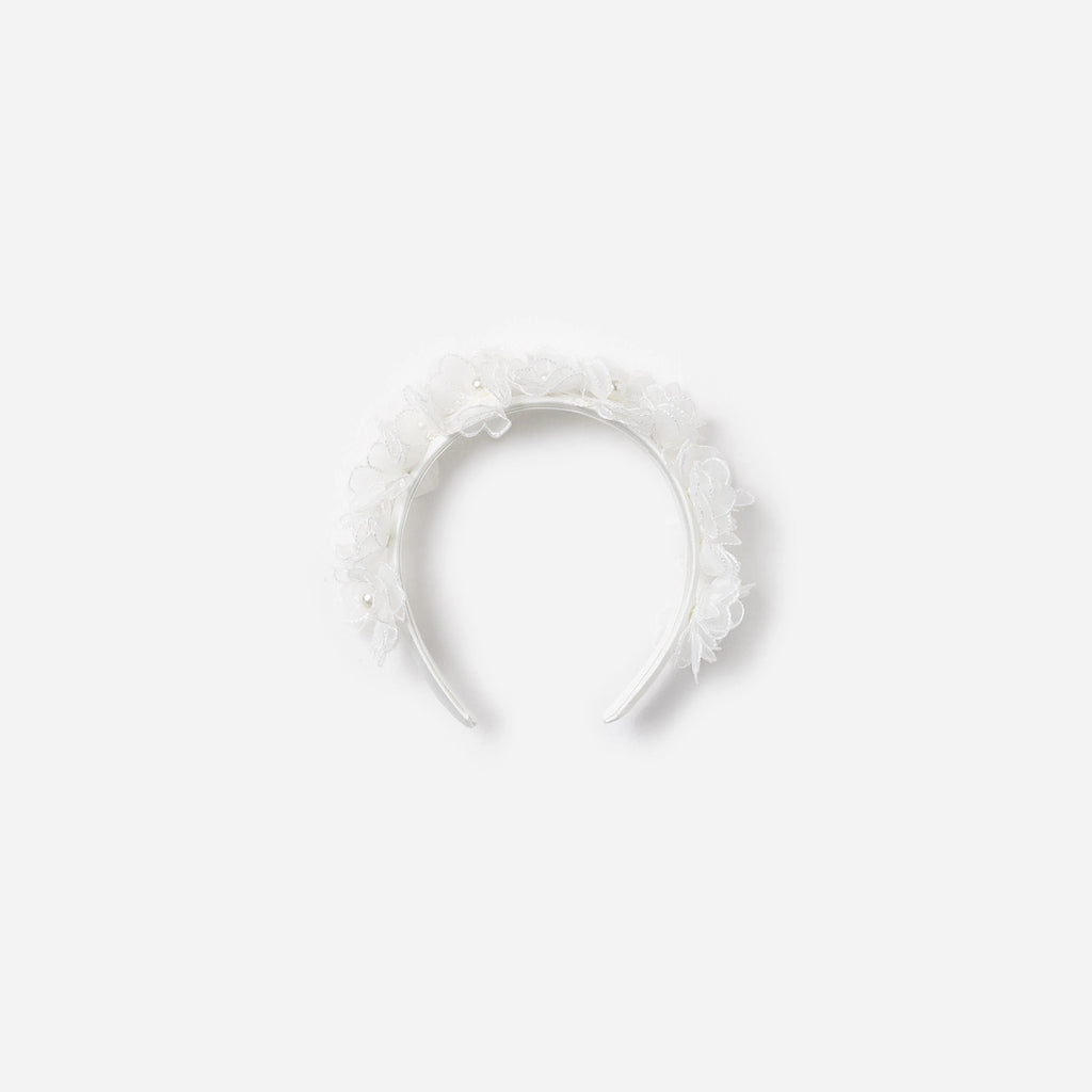 White Flower Headband