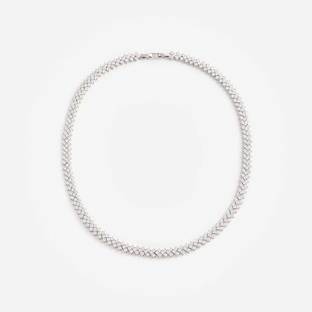 Silver Crystal Necklace