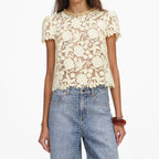 Yellow Lace Top