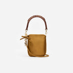 Gold Satin Mini Tote Bag