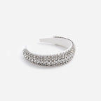 Pearl Crystal Satin Headband