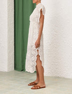 Alight Draw Waist Midi Dress
