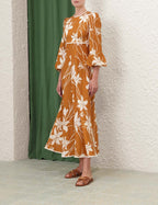 Acadian High Neck Dress