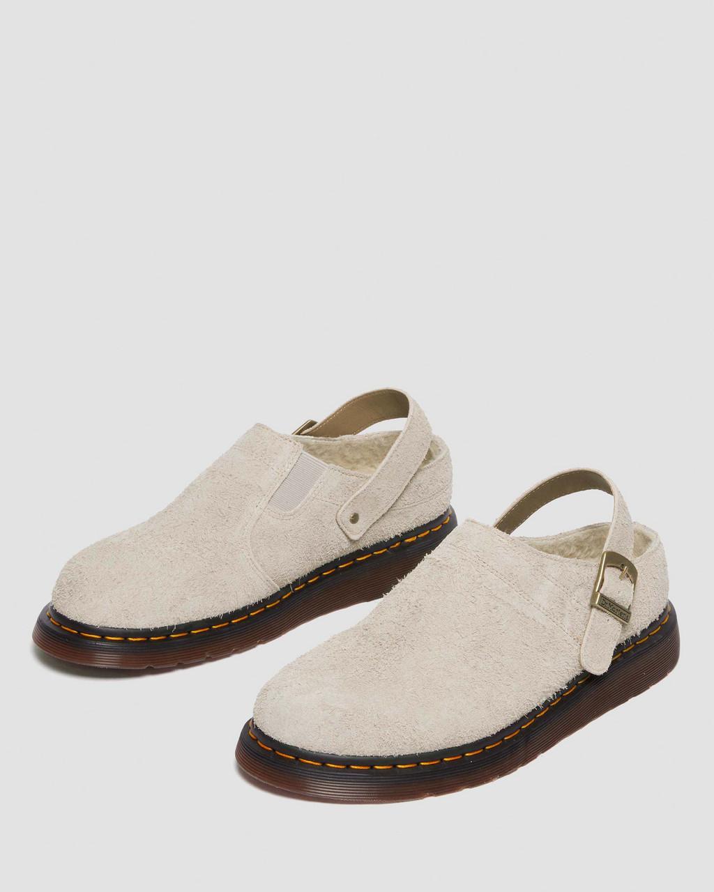 Isham Faux Shearling Lined Suede Mules