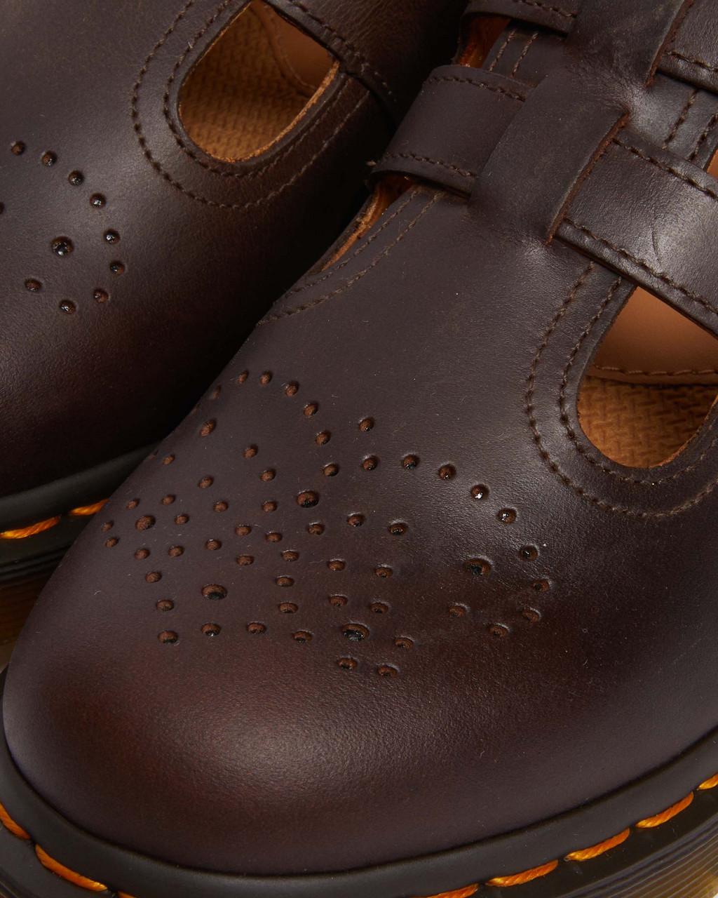 8065 Crazy Horse Leather Mary Jane Shoes