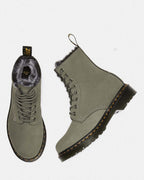 1460 Serena Faux Fur Lined Nubuck Lace Up Boots