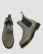 2976 Leonore Faux Fur Lined Nubuck Chelsea Boots