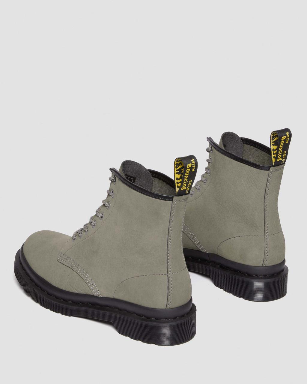 1460 Milled Nubuck Leather Lace Up Boots