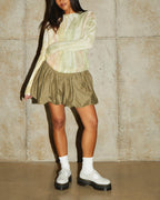 Bethan Tumbled Nubuck Leather Platform Mary Jane Shoes