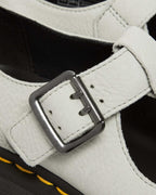 Bethan Tumbled Nubuck Leather Platform Mary Jane Shoes