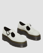 Bethan Tumbled Nubuck Leather Platform Mary Jane Shoes
