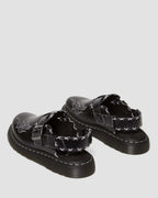 Jorge Contrast Stitch Leather Mules