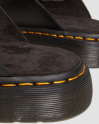 Josef Leather Buckle Slide Sandals