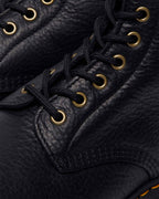 1460 Faux Fur Lined Grizzly Leather Lace Up Boots