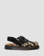 Jorge II Contrast Hair-On Mules