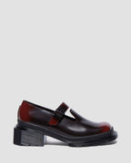Maybole Square Toe Leather Mary Jane Shoes