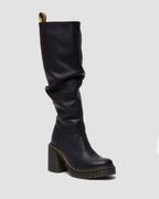 Kasey Virginia Leather Knee High Heeled Boots