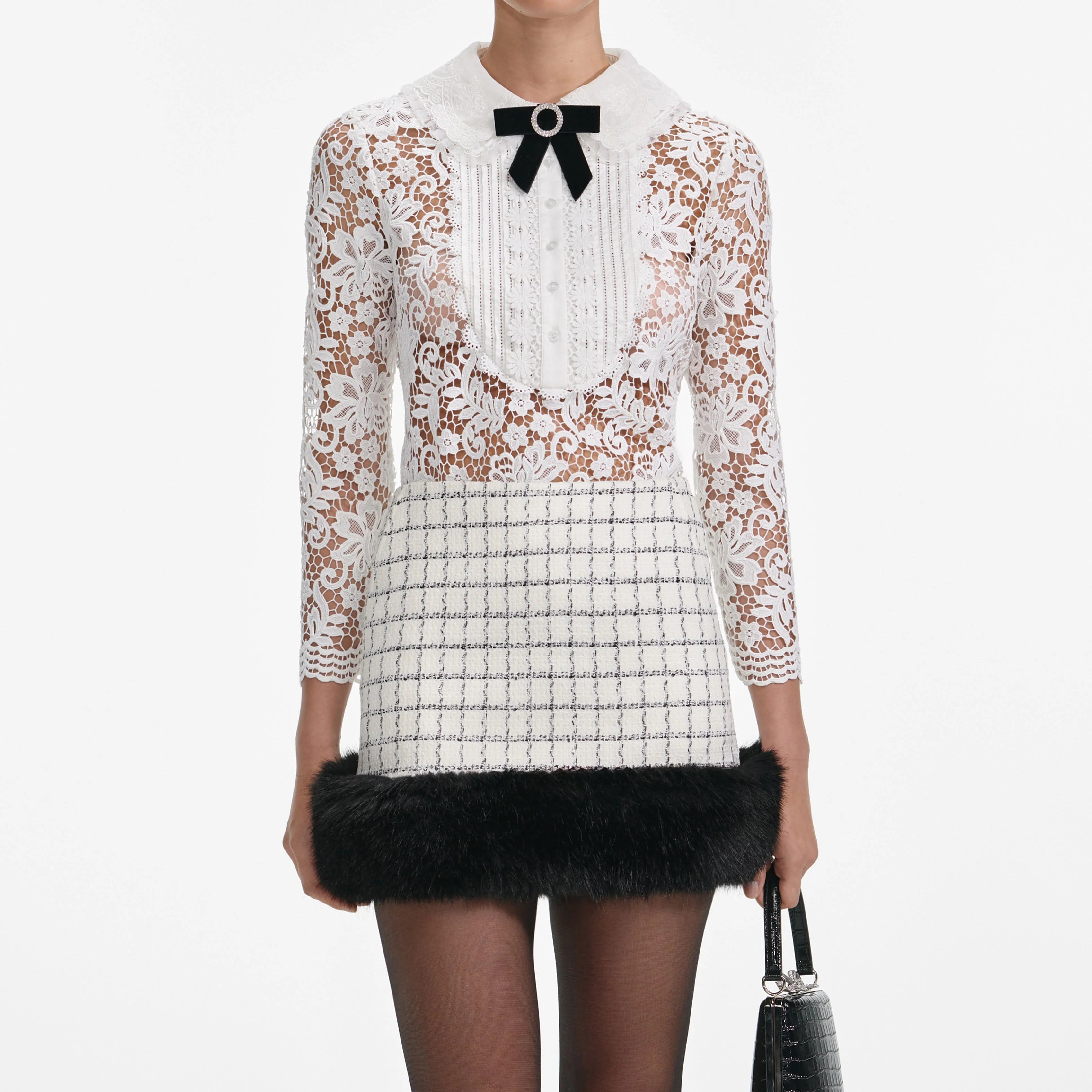 White Lace Blouse