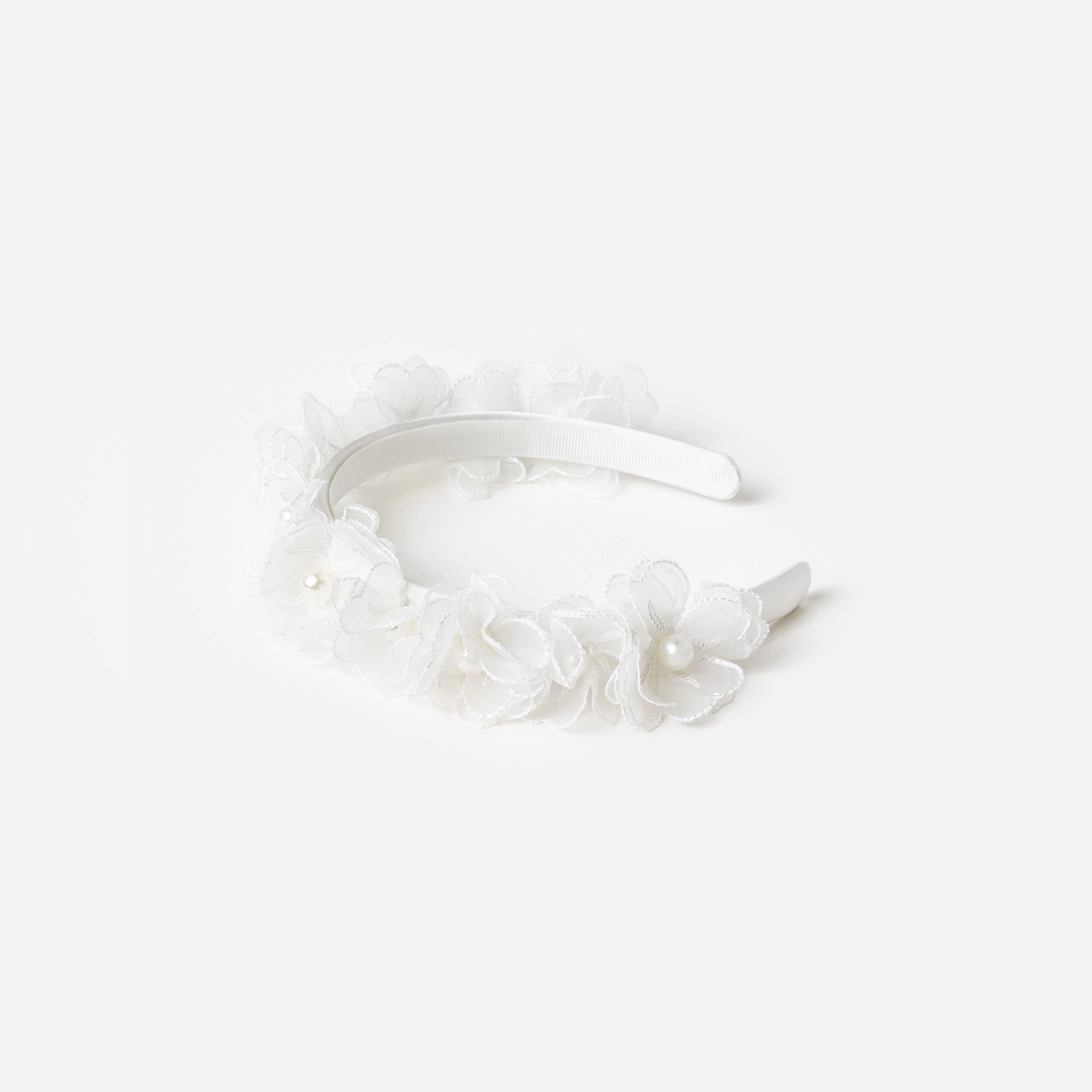 White Flower Headband