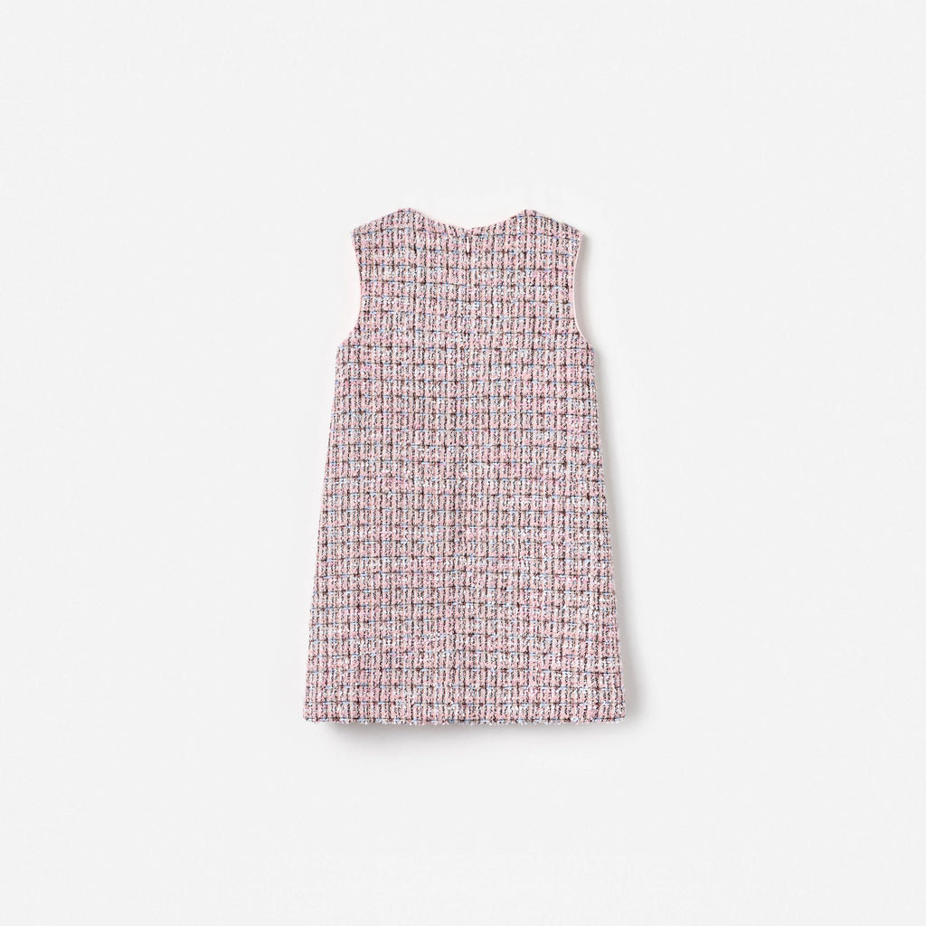 Pink Boucle Dress
