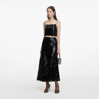 Black Sequin Top