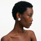 Small Crystal Pearl Earrings