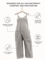 Oversized Jumpsuit - Maternity & Postpartum---Click to buy and get an additional 50% off