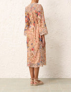 August Broderie Midi Dress