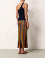 Alight Stripe Midi Skirt