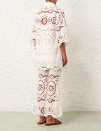 Lexi Embroidered Flare Pant