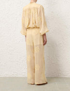 Acadian Embroidered Pant