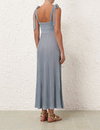 Waverly Metallic Tie Dress