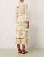 Waverly Crochet Crew Neck Top