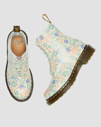 1460 Pascal Floral Reclaimed Leather Boots