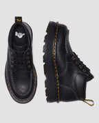 Zebzag Leather Casual 4-Eye Lace-Up Boots