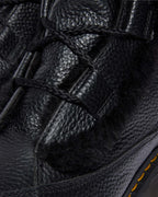 Buzz Lace Up Faux Fur Lined Milled Nappa Leather Boots
