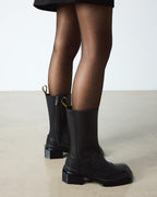 MAYBOLE HI SQUARE TOE LEATHER CHELSEA BOOTS