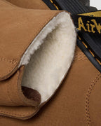 ZEBZAG LACELESS WARM LINED SLIP ON NUBUCK BOOTS