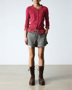 1B99 Dunnet Flower Suede Platform Boots