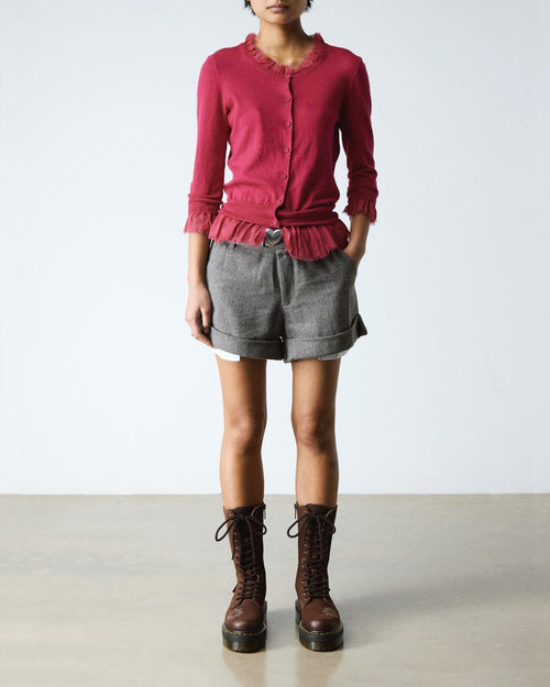 1B99 Dunnet Flower Suede Platform Boots