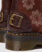 1B99 Dunnet Flower Suede Platform Boots