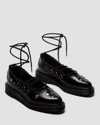 ELPHIE II STUDDED BUTTERO LEATHER BALLET FLATS