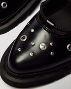 ELPHIE II STUDDED BUTTERO LEATHER BALLET FLATS