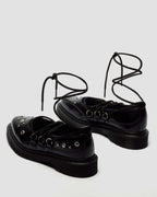 ELPHIE II STUDDED BUTTERO LEATHER BALLET FLATS