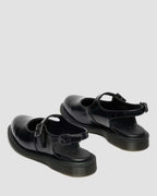 Madaline Mary Jane Smooth Leather Sling Back Shoes
