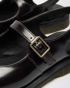 Madaline Mary Jane Rub Off Leather Sling Back Shoes
