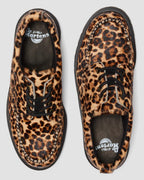 LOWELL LEOPARD PRINT MOC TOE SHOES