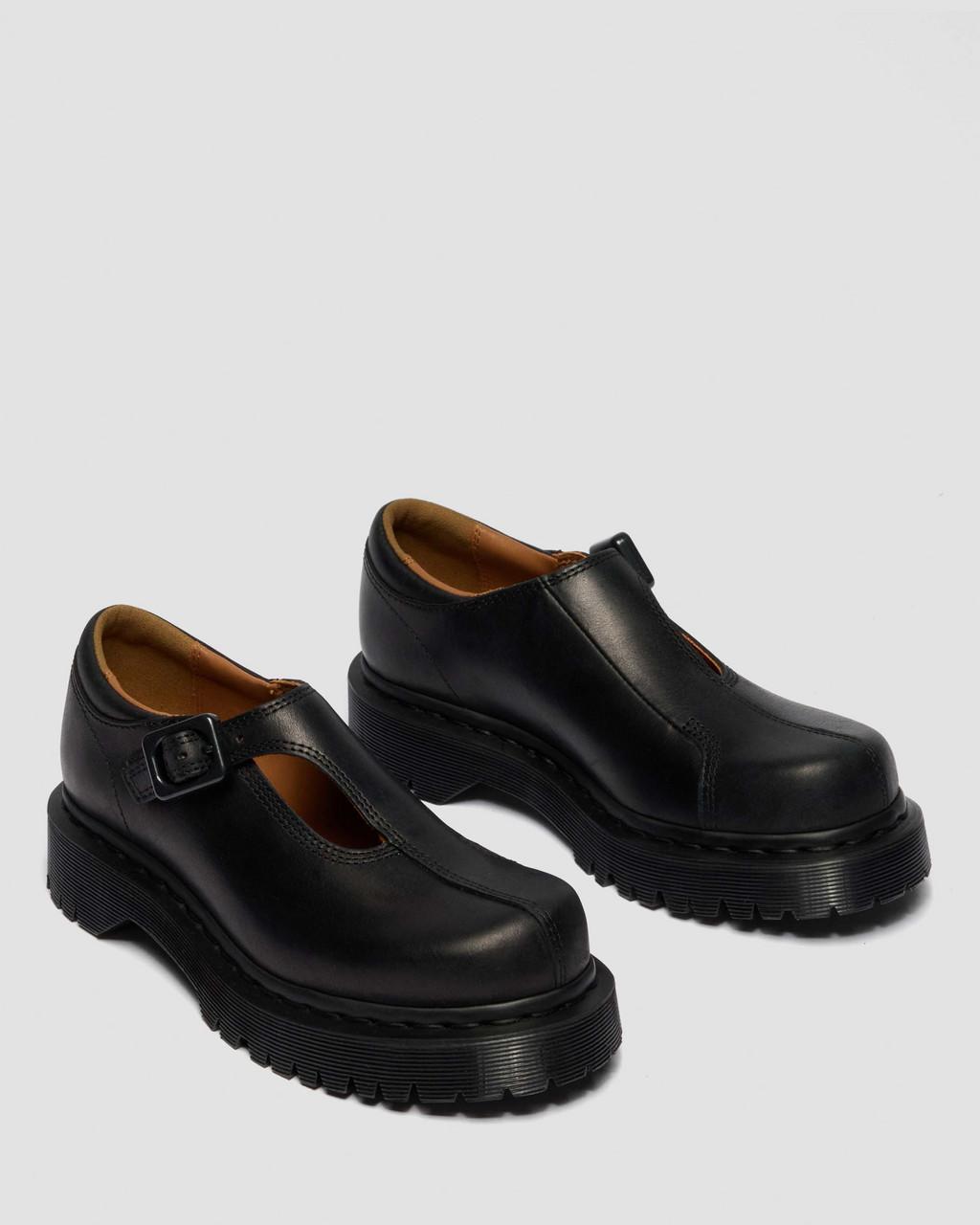 Rejena Mary Jane Old Harness Leather Shoes